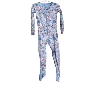 The Children’s Place Unisex Toddler One Piece Snug Fit Blue Easter Pajamas